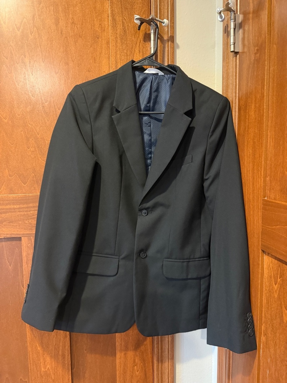 Cat & Jack Black Two-Button Boys size 16 Blazer